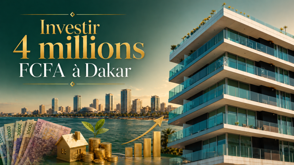 Investir 4 millions FCFA à Dakar