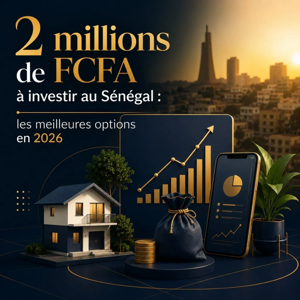 Dans quoi investir 2 millions de FCFA au Sénégal en 2026 ? dans quoi investir 2 millions cfa senegal 2026